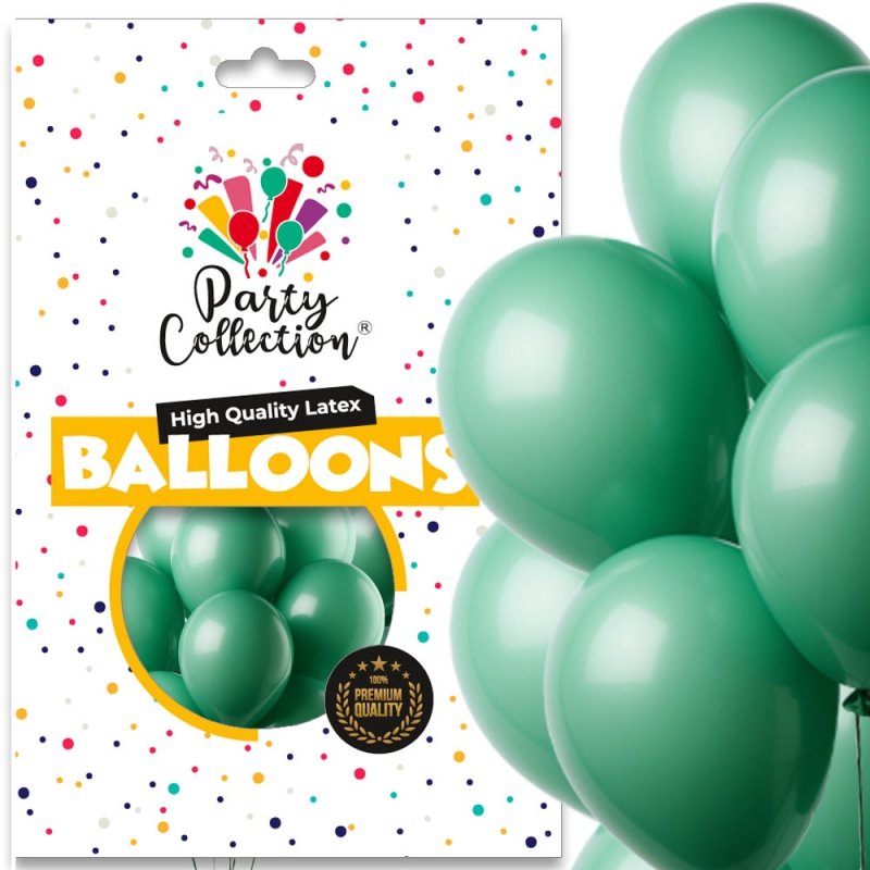 Balony Vintage Zielony 50szt KR649-7 [10opak]