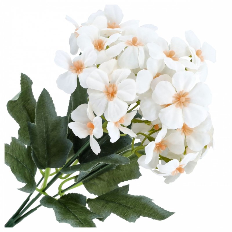 Bukiet Pelargonia Ecru 32cm KR2232 [50szt]