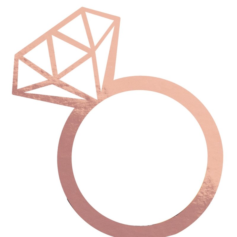 Ramka Do Zdjęć Pierścionek Rosegold [30kompl]