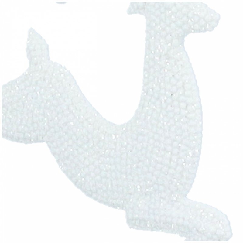 Renifer Zawieszka Biały 2szt KR1367 [50szt]