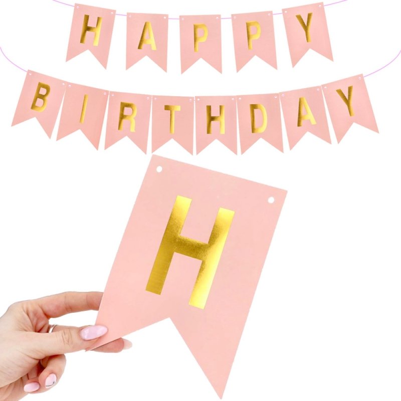 Baner Happy Birthday Róż [100 kompletów]