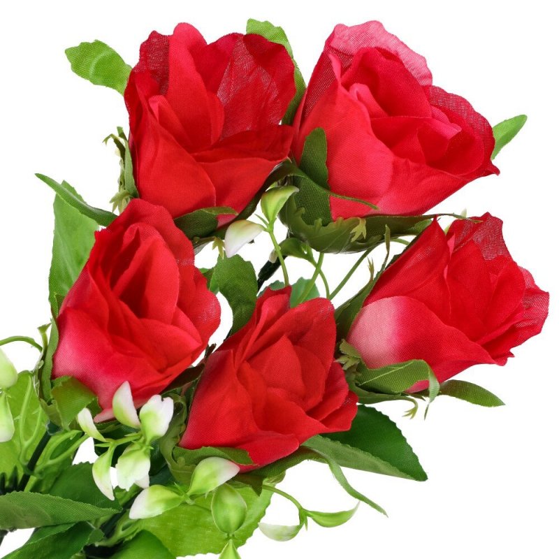 Róża Bukiet Amarantowe Kwiaty [ 10szt ]