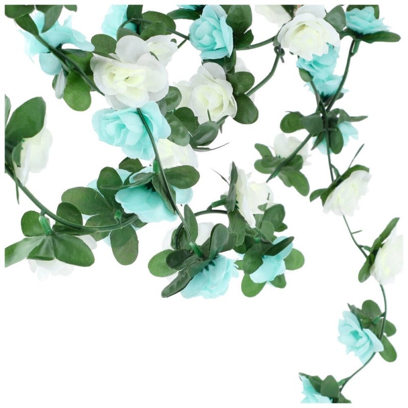 Girlanda Kwiaty Niebieskie 2,4m [40szt]