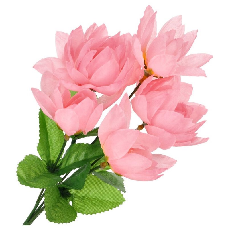 Bukiet Dekoracyjny Różowe Kwiaty [ Komplet 10 sztuk ]