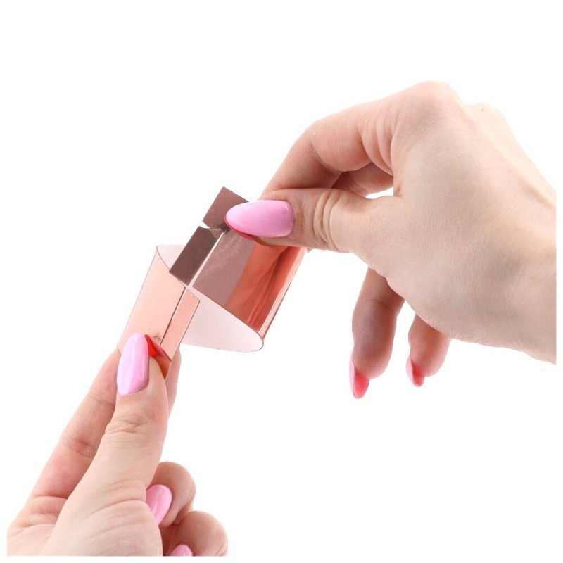 Obrączki Na Serwetki 3cm 6szt Rose Gold [ 200 Opakowań ]