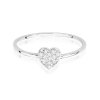Pierścionek złoty 585 z brylantem 0,1ct serce BC-041