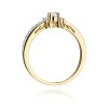 Pierścionek złoty 585 z brylantami 0,23ct W-201