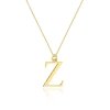 Łańcuszek złoty 585 literka H brylant 0,005ct zawieszka