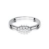 Pierścionek złoty 585 z brylantami 0,11ct zaręczynowy W-427