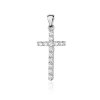 Zawieszka złota 585 krzyżyk z brylantami 0,39ct K-6