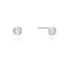 Kolczyki złote 585 z brylantami 0,16ct CK-16
