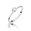 Pierścionek złoty 585 z brylantem 0,23ct W- zaręczynowy