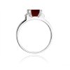 Pierścionek złoty 585 z brylantami 0,03ct granatem 1,30ct W-103
