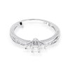 Pierścionek złoty 585 z brylantami 0,42ct W-199 zaręczynowy