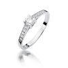 Pierścionek złoty 585 z brylantami 0,44ct W-364 zaręczynowy