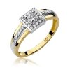 Pierścionek złoty 585 z brylantami 0,29ct W-271 zaręczynowy
