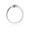 Pierścionek złoty 585 z brylantami 0,19ct zaręczynowy W-273