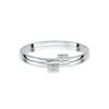 Pierścionek złoty 585 z brylantami 0,03ct obrączka W-505