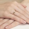 Pierścionek złoty 585 z brylantem 0,30ct W-229 zaręczynowy