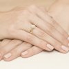 Pierścionek złoty 585 z brylantem 0,20ct zaręczynowy W-294