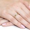 Pierścionek złoty 585 z brylantem 0,20ct zaręczynowy W-239