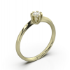 Pierścionek złoty 585 brylant 0,15ct zaręczynowy BR-018B2