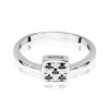 Pierścionek złoty 585 brylanty 0,13ct W-555