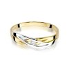 Pierścionek złoty 585 z brylantem 0,05ct zaręczynowy W-156