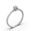 Pierścionek złoty 585 brylant 0,11ct zaręczynowy BR-081