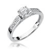 Pierścionek złoty 585 z brylantami 0,42ct W-198 zaręczynowy