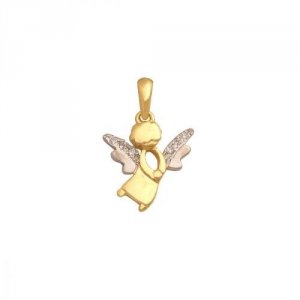 Zawieszka złota 585 Aniołek, Amorek -  34257