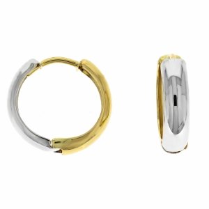 Kolczyki złote 585 koła kółka 14mm otwierane