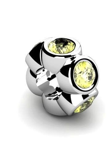 Koralik zawieszka modułowa srebro 925