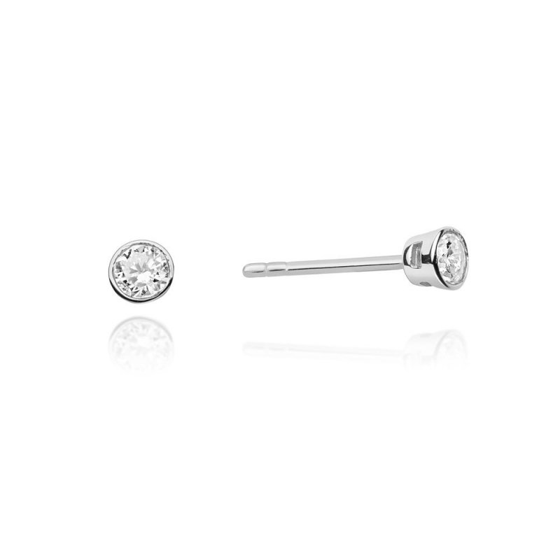 Kolczyki złote 585 z brylantami 0,20ct KO-67