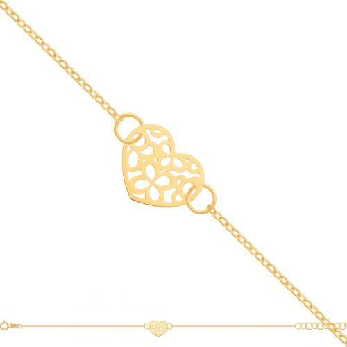 Bransoletka złota, damska 585 - Br005