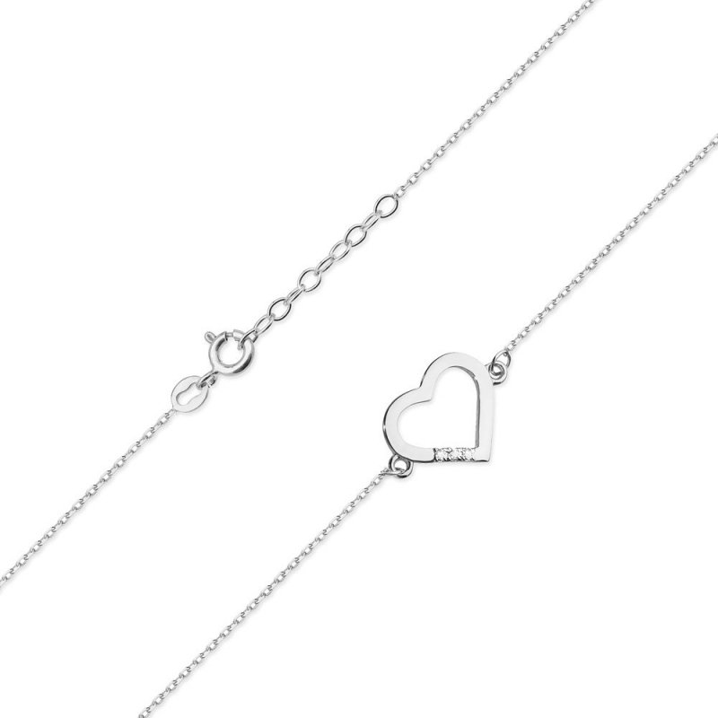 Bransoletka złota 585 z brylantami 0,015ct CB-26