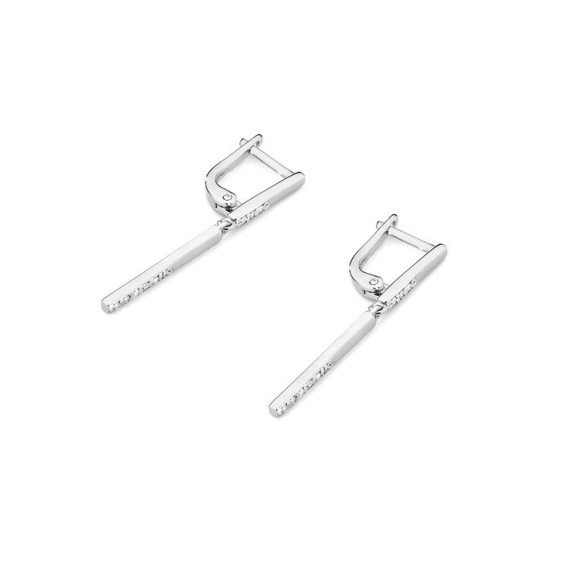 Kolczyki złote 585 brylantami 0,08ct KO-24