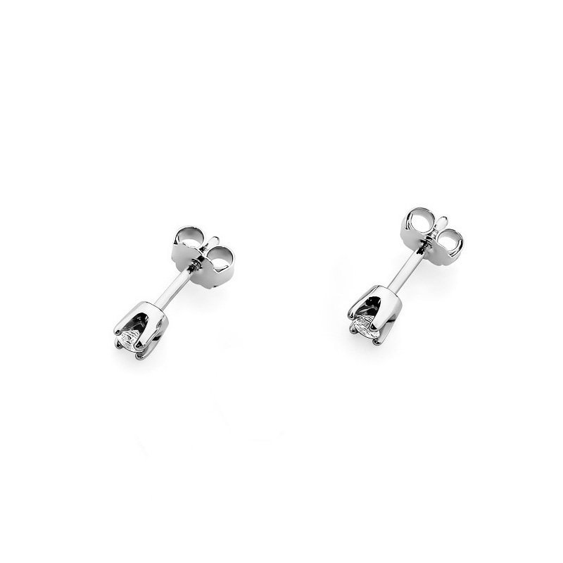 Kolczyki złote 585 brylantami 0,16ct KO-34