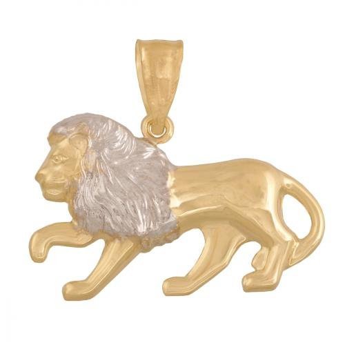 Zawieszka złota 585 znak zodiaku Lew - Z7lew