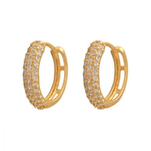 Kolczyki złote 585 koła - 32327