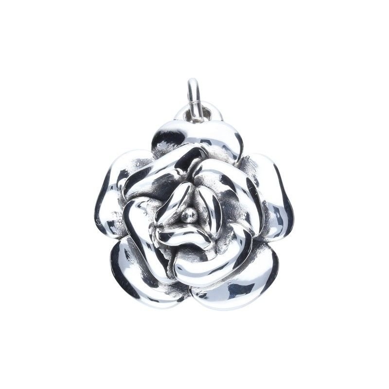 ZAWIESZKA WISIOREK SREBRNY 925 RÓŻA RÓŻYCZKA 3.5G