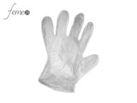 Rękawiczki, rękawice foliowe do zabiegów, parafiny 