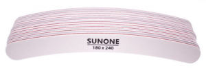 Pilnik biały banan 180/240 Sunone  10sztuk 