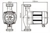 Pompa obiegowa 25/80-180 mm MAGI elektroniczna pompa c.o.