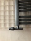 Varioterm Unico Zestaw instalacyjny grzejnika łazienkowego grafit