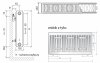 Grzejnik pokojowy Purmo C22 600x1200 panelowy