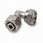 Kolano Pex 25x25 skręcane Alupex wzmocnione