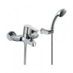 Bateria wannowa Tres BM bateria prysznicowa ścienna chrom