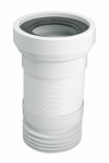 Przyłącze elastyczne WC rura kanalizacyjna regulowana 23-40 cm 110 mm