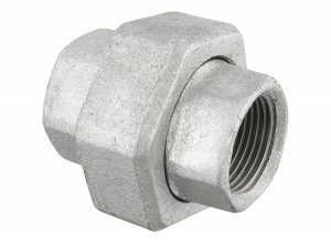 Śrubunek ocynkowany 4 cale dwuzłączka żeliwna DN 100
